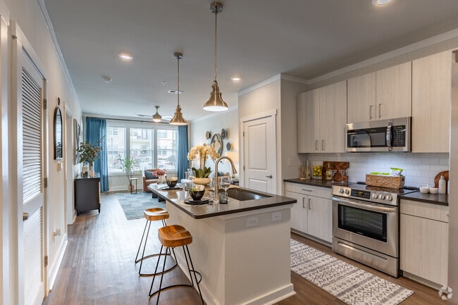 1HAB, 1BA - 1D - 820 ft² - Cocina - The Cannon