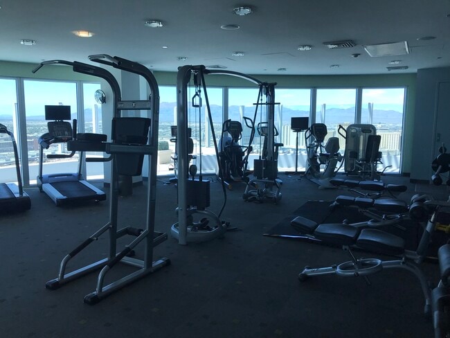 Equipped gym with views - 200 Hoover Ave