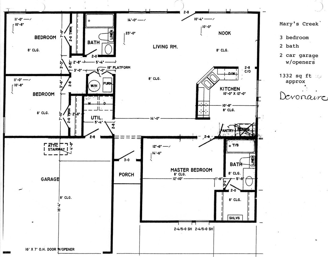 Foto del edificio - Full Brick 3 bedroom 2 bath 2 car garage in Mary's Creek Estates!!