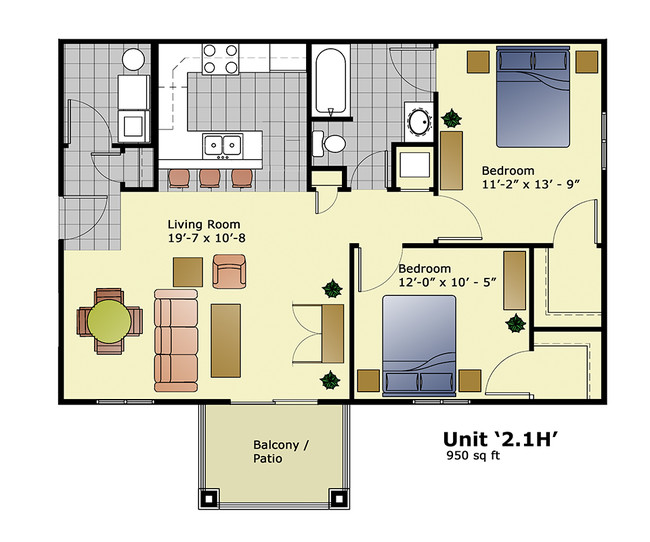 2.1H - Village Green Apartments