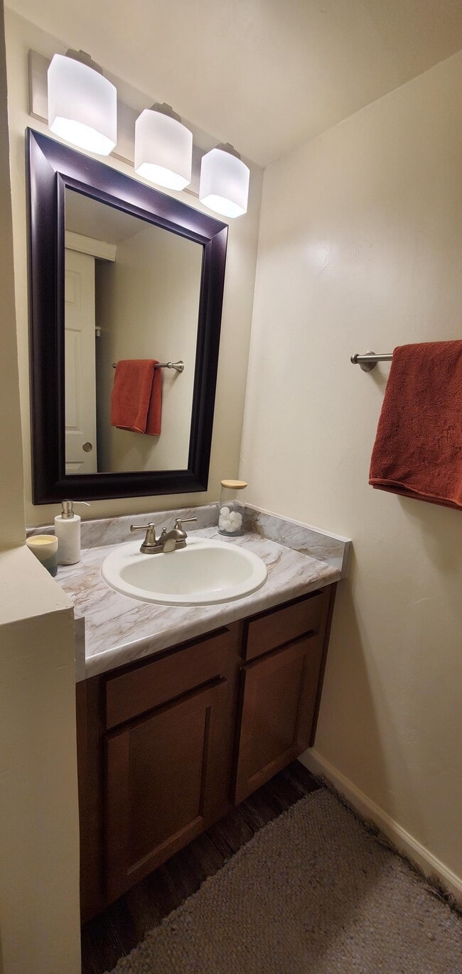 Premium B Floorplan Vanity - Sandstone Apartment Homes