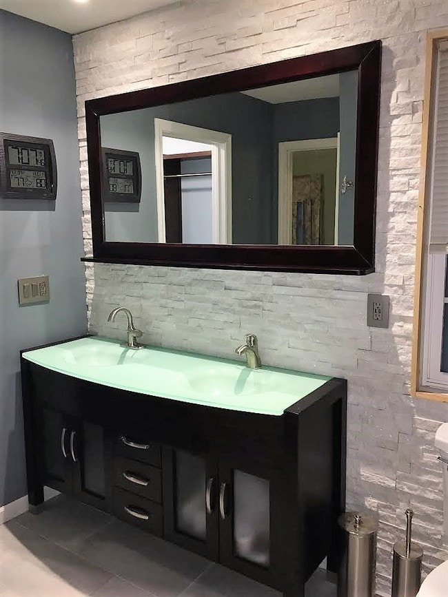 master bath - newly renovated - 104 Christy Ln