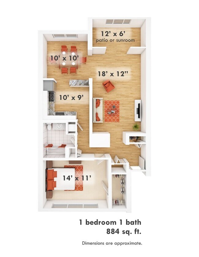 Foto del interior - Brinkley Manor Apartments