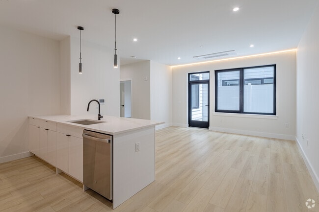 1BR, 1BA + PATIO - 805SF - Kitchen/Living Room - Unit 209 - Parc West