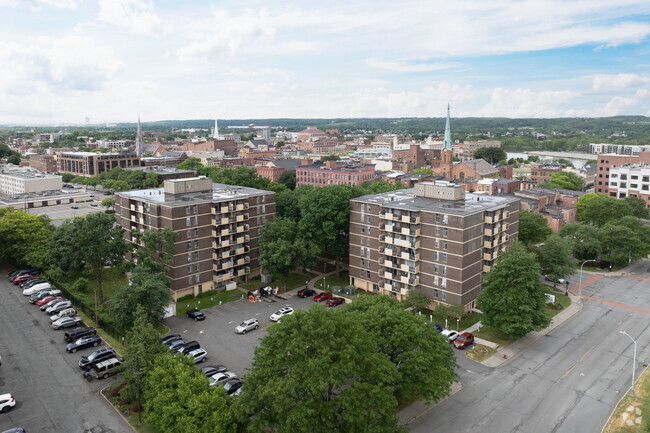 Aerial Photo - Towers on Hudson