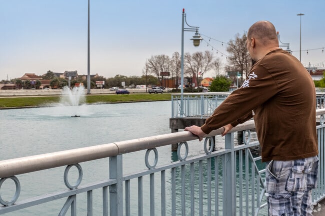 Residents in Fountain Lake like taking a day off to hang out at The Fountains Pier.