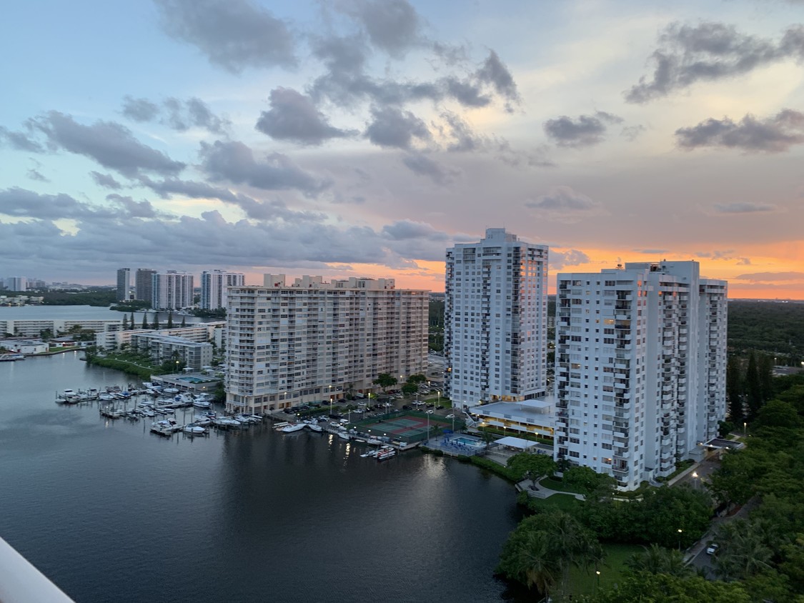 Beautiful water view from large balcony - 2801 NE 183rd St