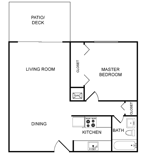 1BR/1BA - Candlewood Apartment Homes