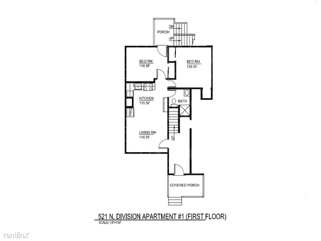 Building Photo - 2 br, 1 bath House - 521 N Division St Apt...