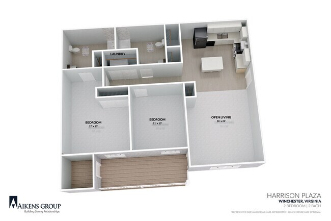 2 DORMITORIOS 2 BAÑOS - HARRISON PLAZA RESIDENTIAL