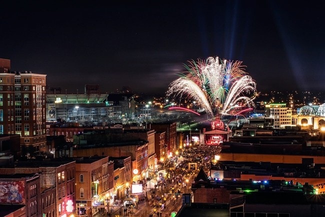 Fireworks over Nashville