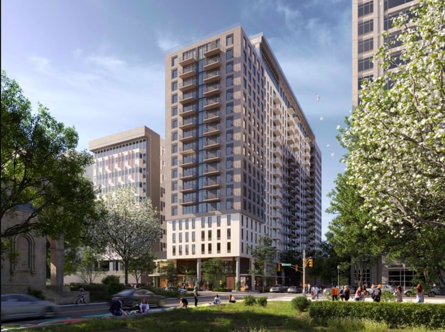Rendering of Revised Facade - Rambler Atlanta