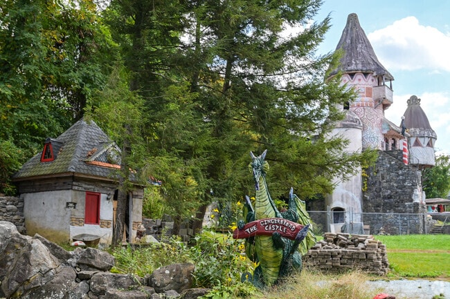 The Gingerbread Castle is an iconic Weird NJ attraction in Hamburg and a relic of days past.