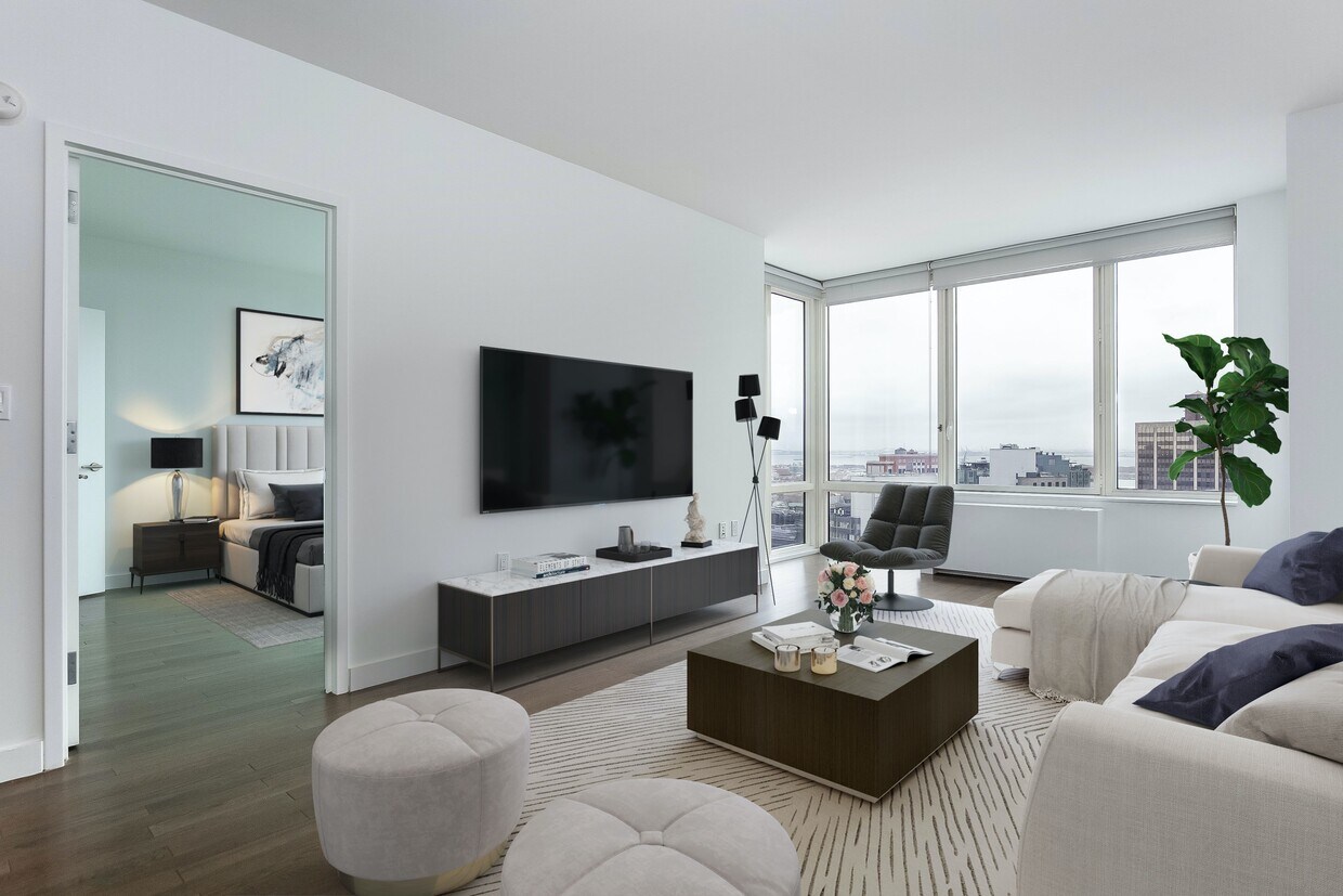Primary Photo - Bright corner one bed with W/D in unit