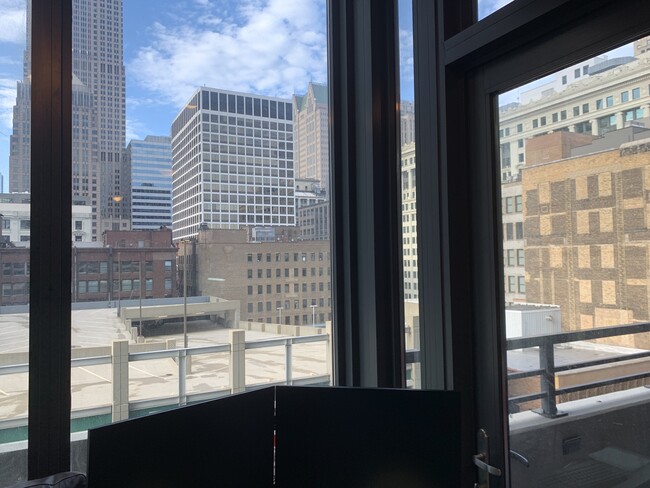 North-facing view - 235 W Van Buren St