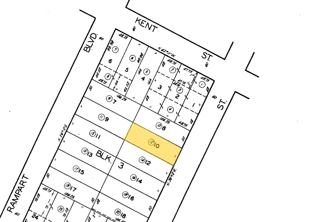 Plat Map - 639 N Coronado St