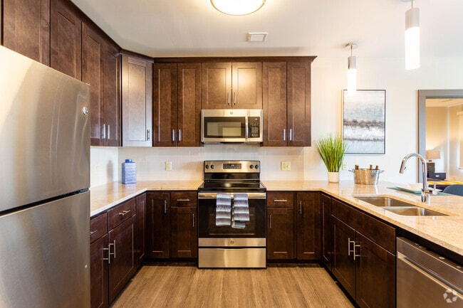 Kitchen - Iron Pier Apartments