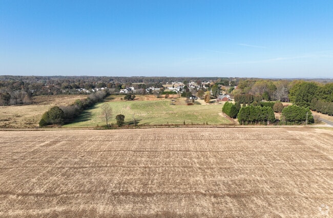 There is a lot of farm land in the Statesville area.