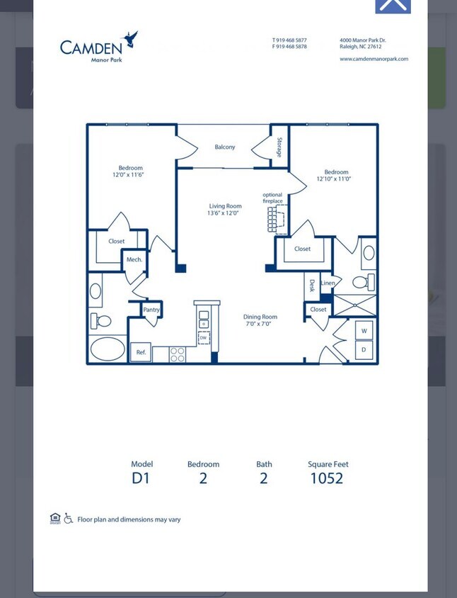 Floor plan - 4500 Manor Village Way