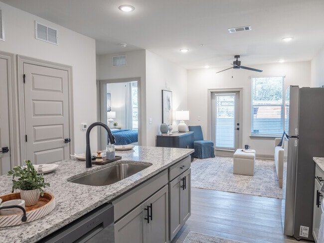 The Daysailer I: 1BR, 1BA- Kitchen - The Waters at Freeport