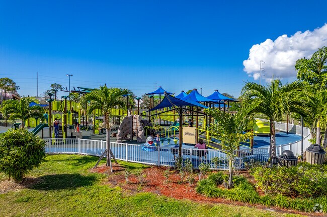 Seminole Waterfront park offers a playground, kayak launch & pavilions to enjoy.