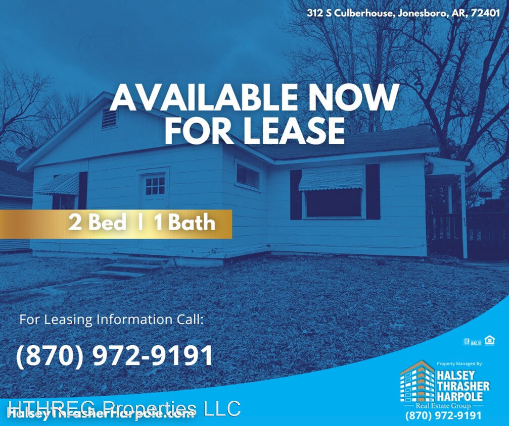 Primary Photo - 2 br, 1 bath House - 312 S. Culberhouse
