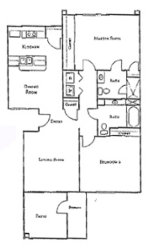 2BR/2BA - Hudson Bay Apartments