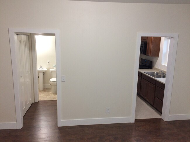 kitchen and bathroom - 323 W 4th St