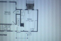 First floor footage plan - 7 Maple Ave