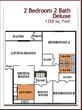 Three bedroom/ Two Bath