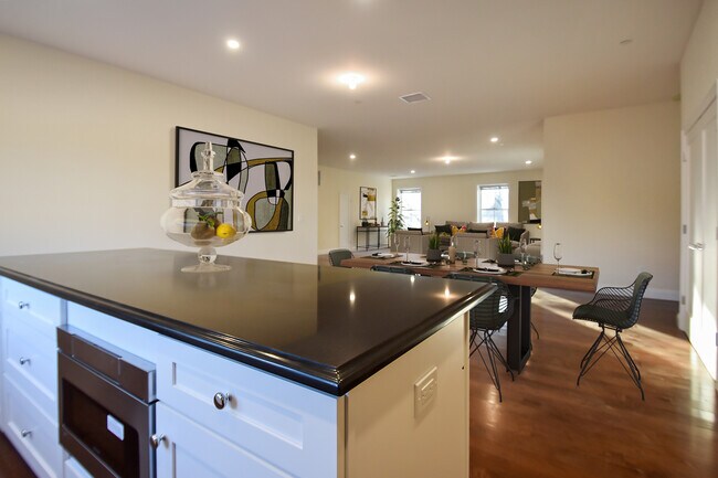 Kitchen to dining/living rooms - 6384 Mill St