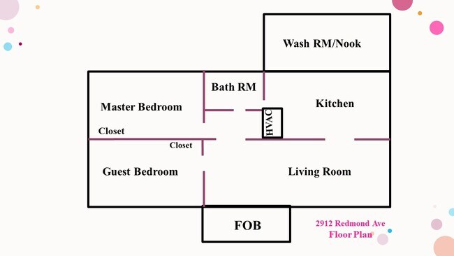 Floor Plan - 2912 Redmond Ave