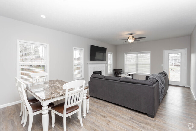 Living Room & Dining Area - Maiden Meadows Townhomes