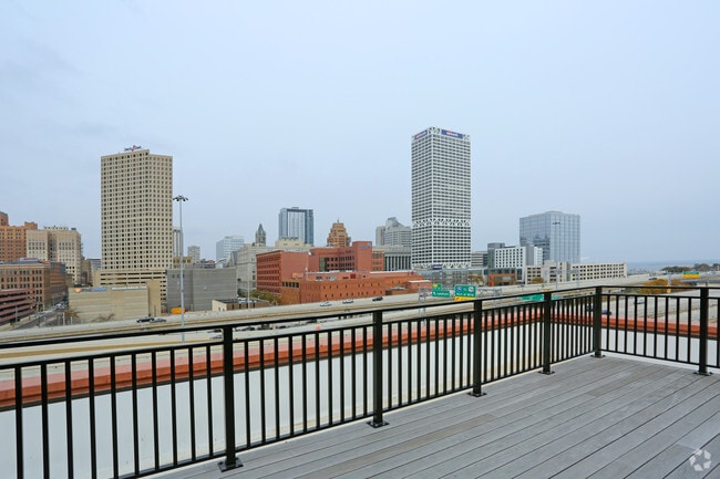 Penthouse Deck View, Available Now! - Atelier Third Ward Apartments
