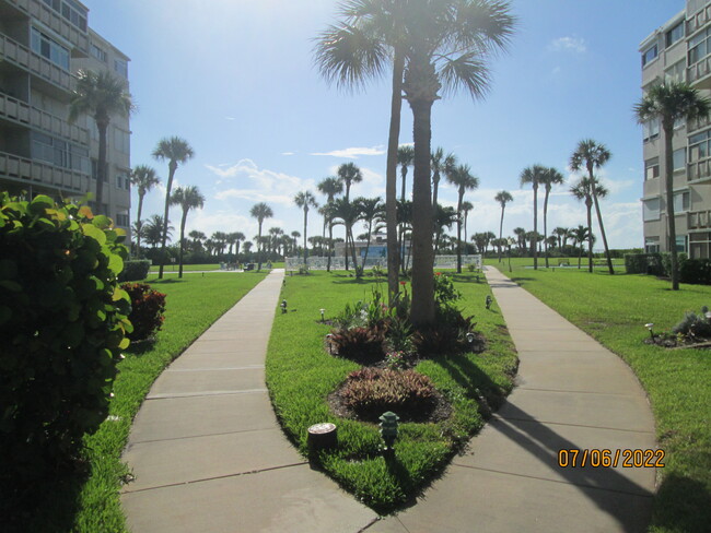 Walkway to Pool & Beach - 2020 N Atlantic Ave