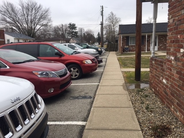 Dedicated parking area - 320 N Jefferson St