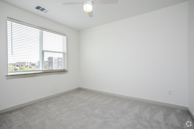 1BR, 1BA - 687 SF - Bluebonnet Bedroom - Meridian at Wylie - 55+ Affordable Apartments