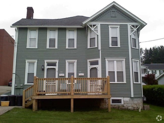 111 4th Street is the left side of the house. - 113 4th St