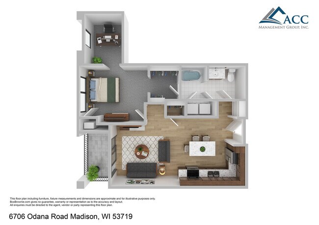 Plano de planta - Merchant Place