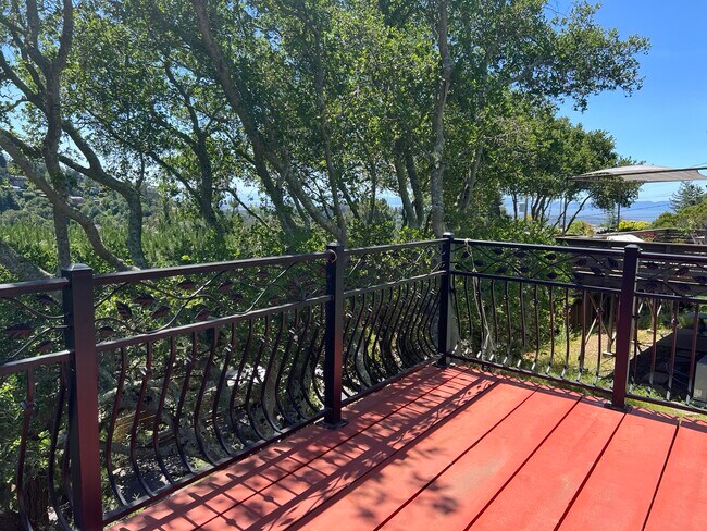 Distant View of Bay off Back Deck - 20 Drake Ln