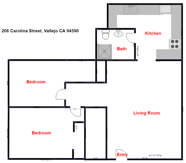 Building Photo - Lovely 2 Bedroom, 1 Bath Unit
