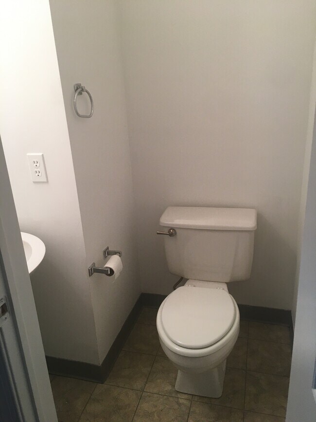 1/2 downstairs bath - 506 Sarah St