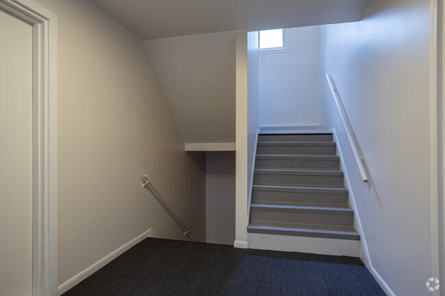 Hallway with Staircases - Butler Apartments