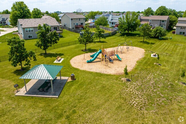Shawver Park in Grimes has a large field around it to encourage lots of running.