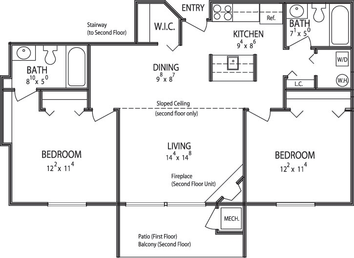 Plano de planta - Sparrow Wood