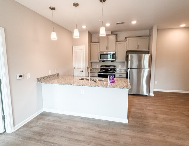 2 BR Kitchen from Living room - The Village at Inskip