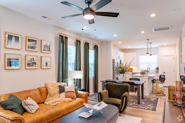 3BR, 2.5BA - 1585SF - 201 Family Room - ABODE at Hargett