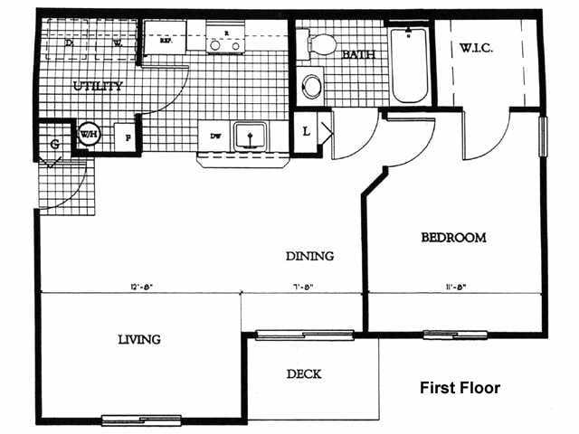 Columbia Woods Apartments – One Bedroom