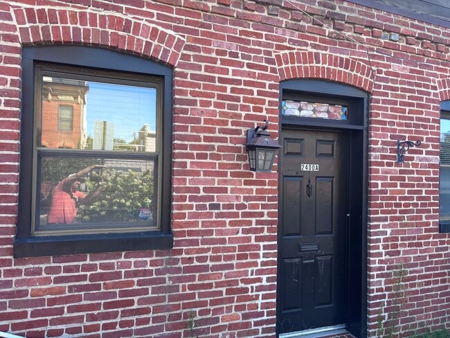 Front Door from street - 2400 Fleet St