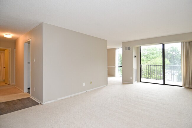 Living Room, Dining & Patio - 2300 Pimmit Dr